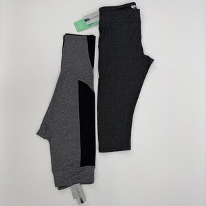 Forever 21 Gray and Charcoal Active Leggings - 2-Pack